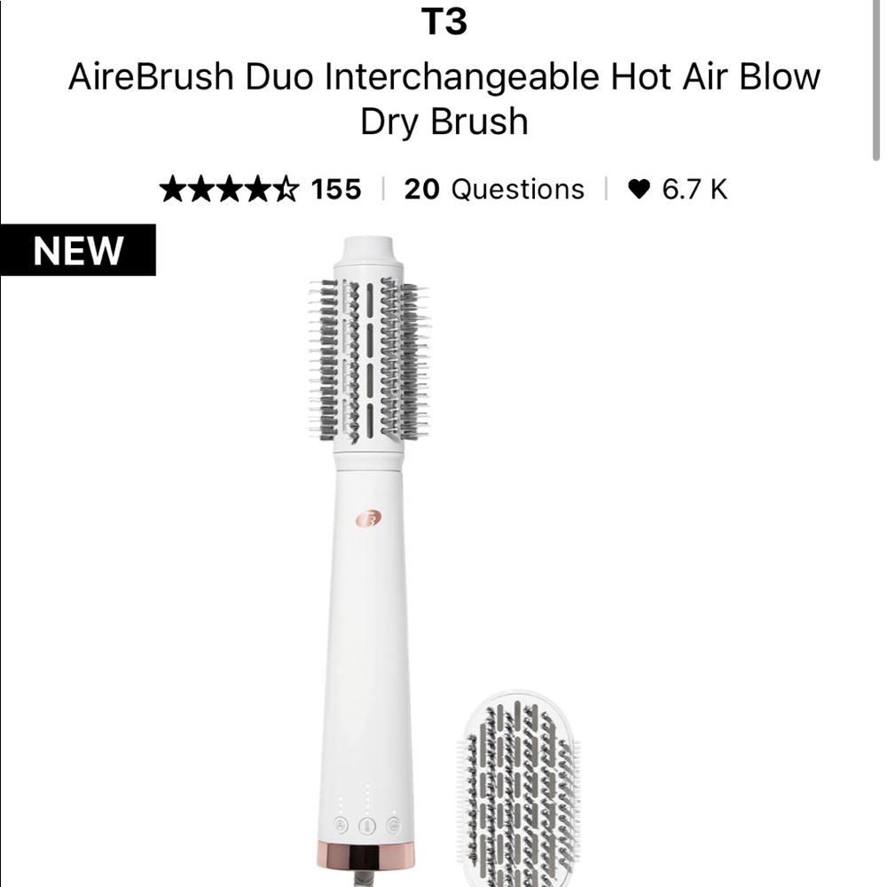 T3 AireBrush Duo Blow Dry Brush